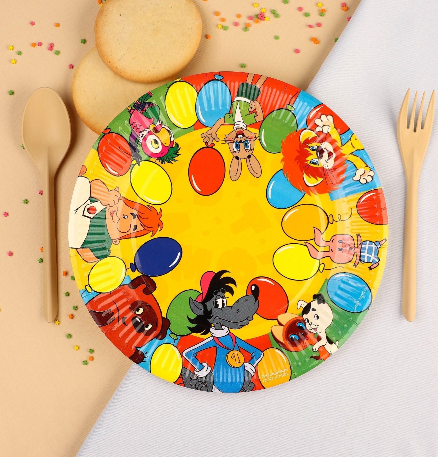 Тарелка бумажная 