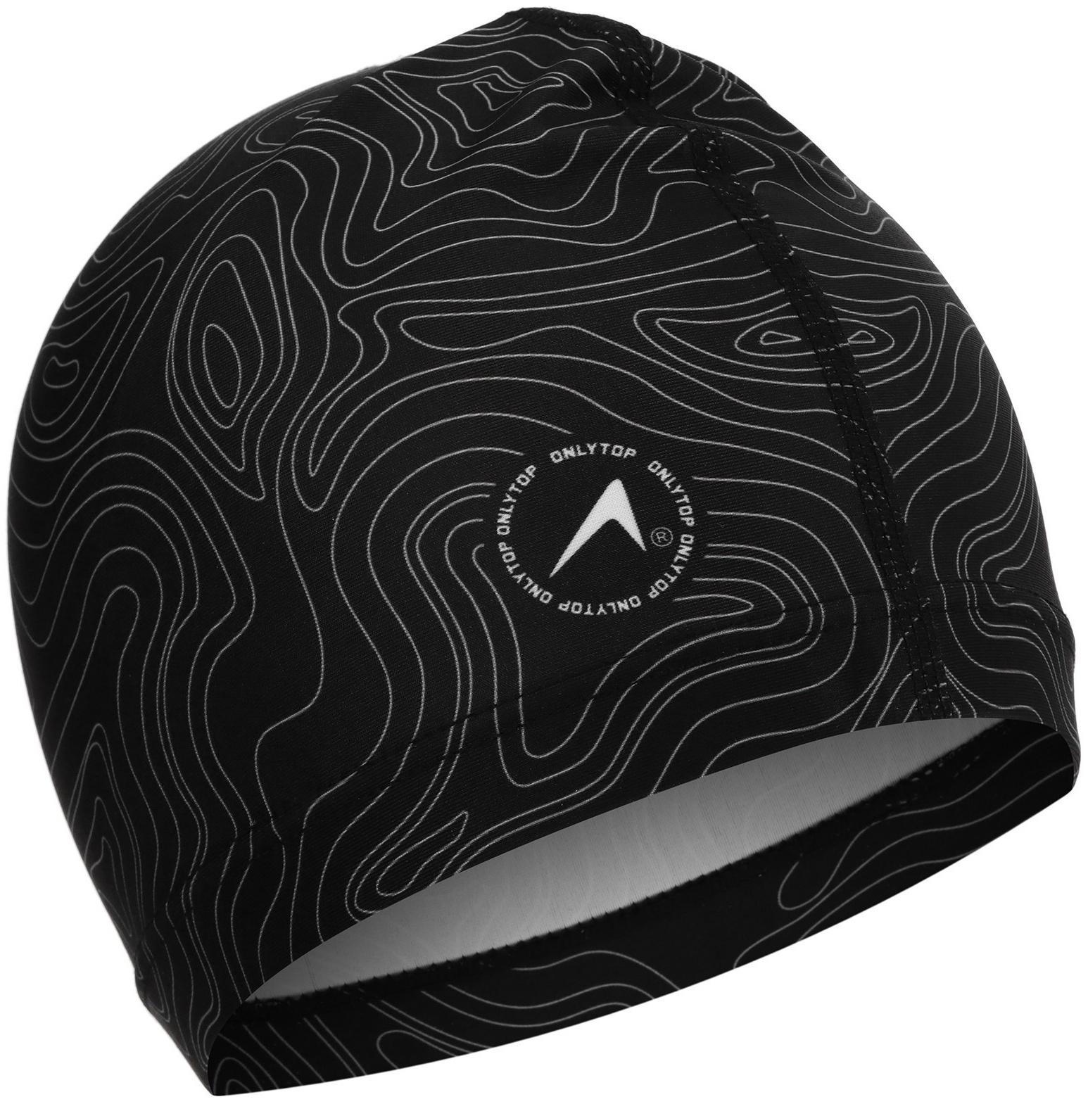 Шапочка для плавания взрослая ONLYTOP «Геодезия», тканевая, обхват 54-60 см