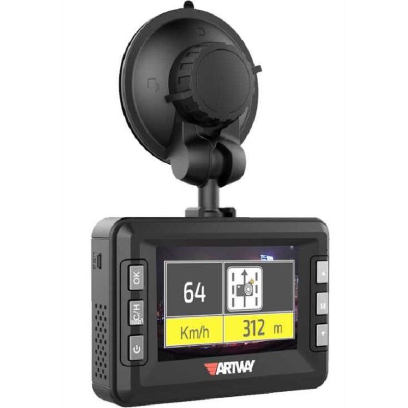 Видеорегистратор с радар-детектором Artway MD-109 GPS черный
