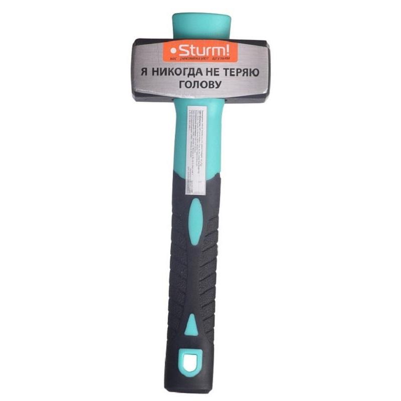 Кувалда 1000г  (ОБРАТ.КЛИН,обрез.фибер.рук),Sturm! 1011-02-1000