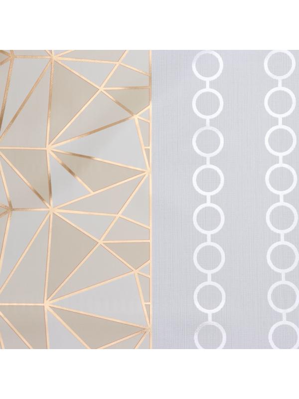 Клеёнка на стол на нетканой основе Доляна «Золото», рулон 20 метров, ширина 137 см