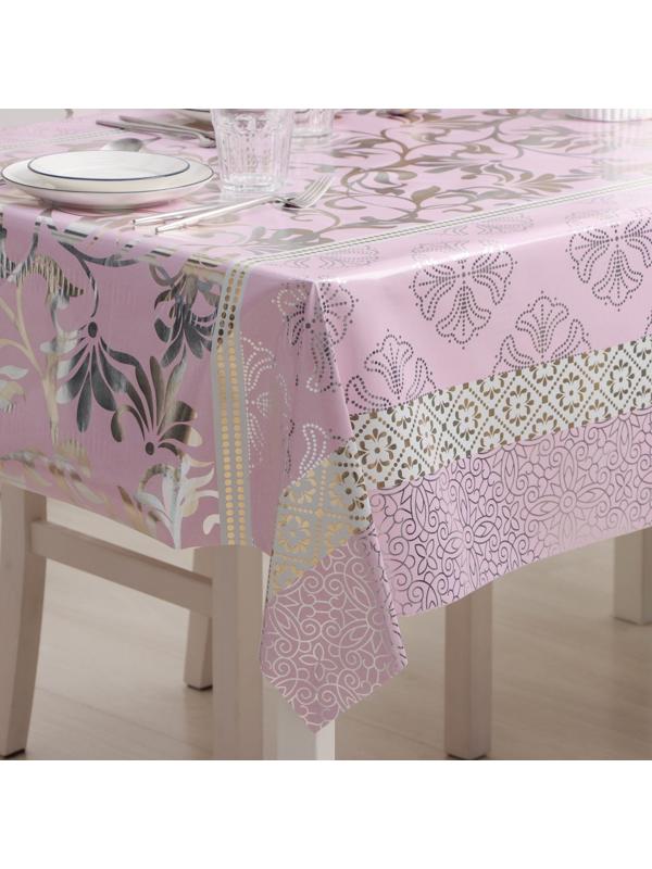 Клеёнка на стол на нетканой основе Доляна «Нежность», рулон 20 метров, ширина 137 см