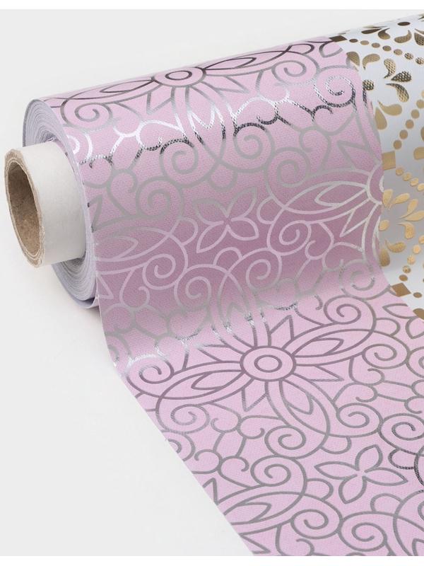 Клеёнка на стол на нетканой основе Доляна «Нежность», рулон 20 метров, ширина 137 см