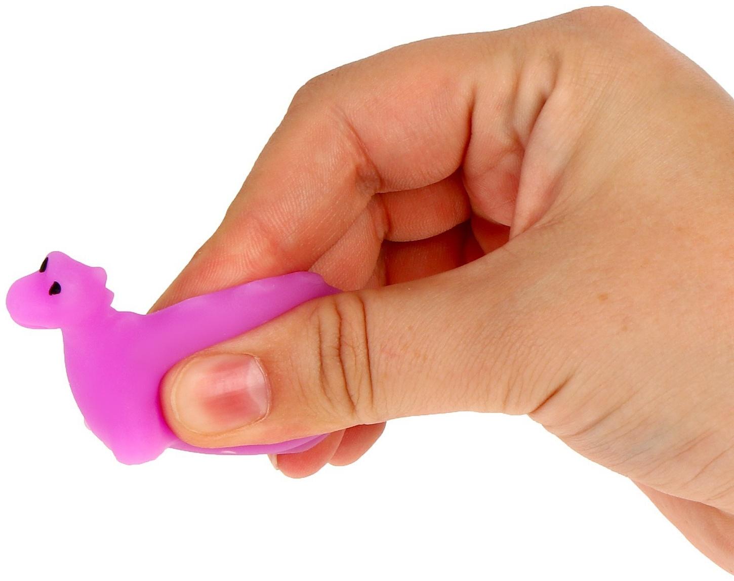 Мялка «Дино», цвета МИКС