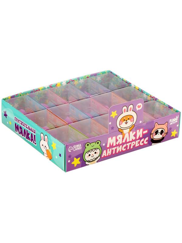 Мялка «Дино», цвета МИКС