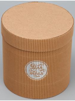 Шляпная коробка из микрогофры «Для тебя», 15 х 15 см