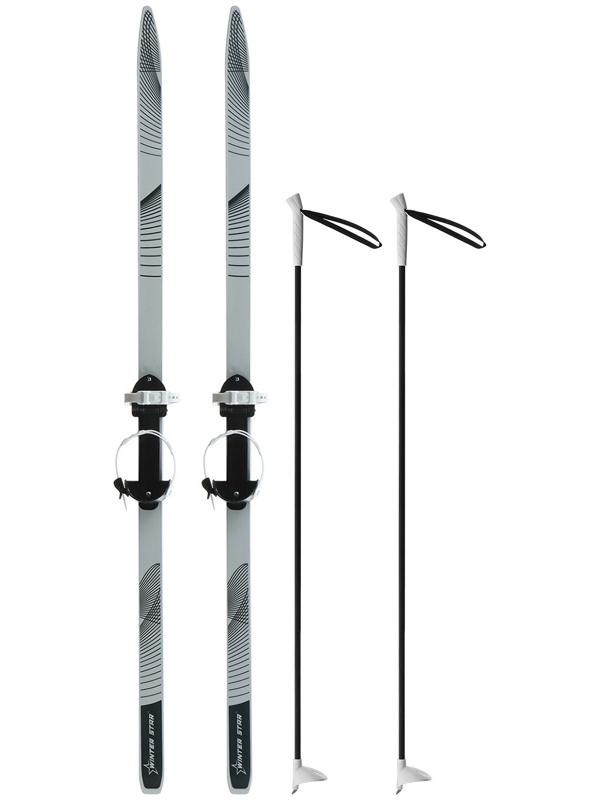 Комплект лыжный подростковый Winter Star: лыжи 140 см, палки 105 см