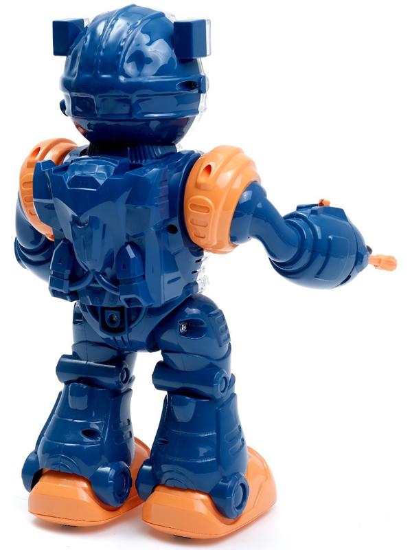 Робот «Шестерёнка», свет, звук, синий