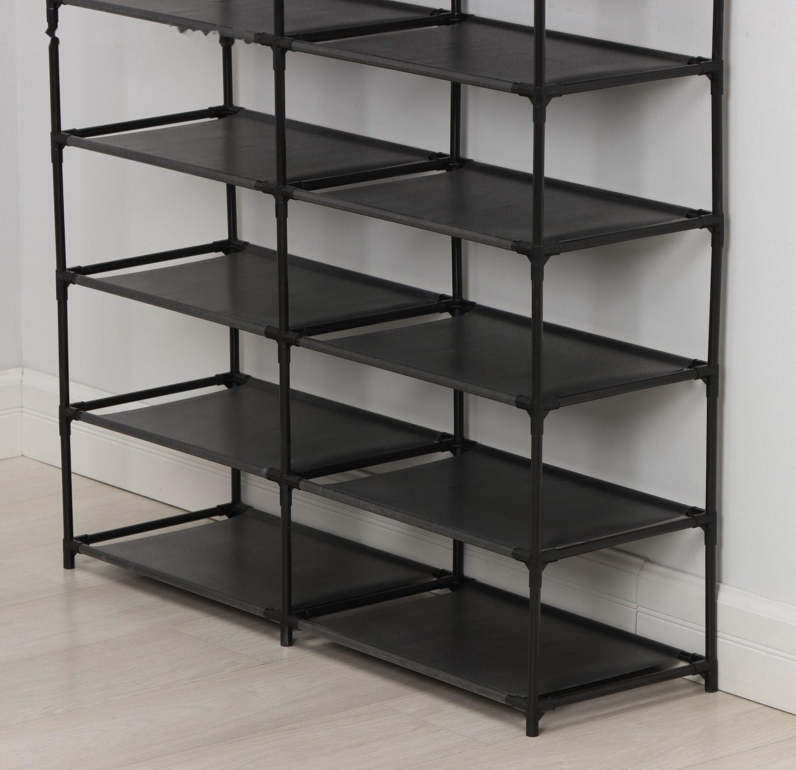 Стеллаж для хранения многофункциональный LaDо́m, 90×30×142 см, цвет чёрный