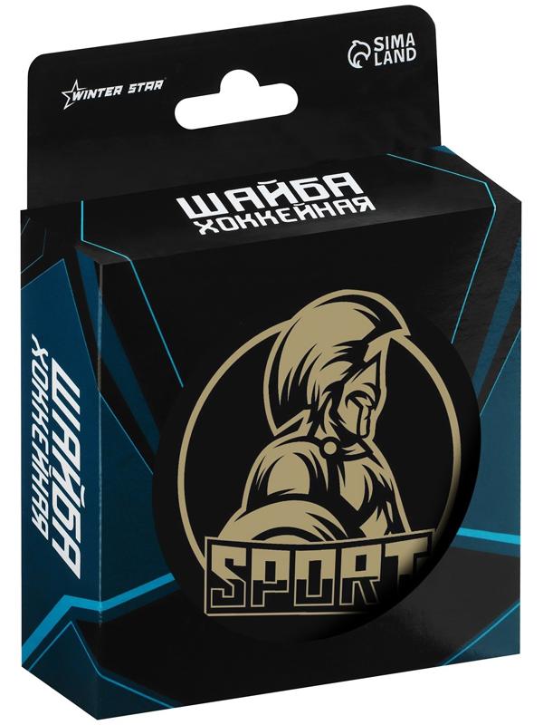 Шайба хоккейная Winter Star, взрослая, d=7,6 см