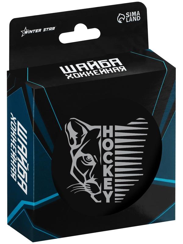 Шайба хоккейная Winter Star, взрослая, d=7,6 см