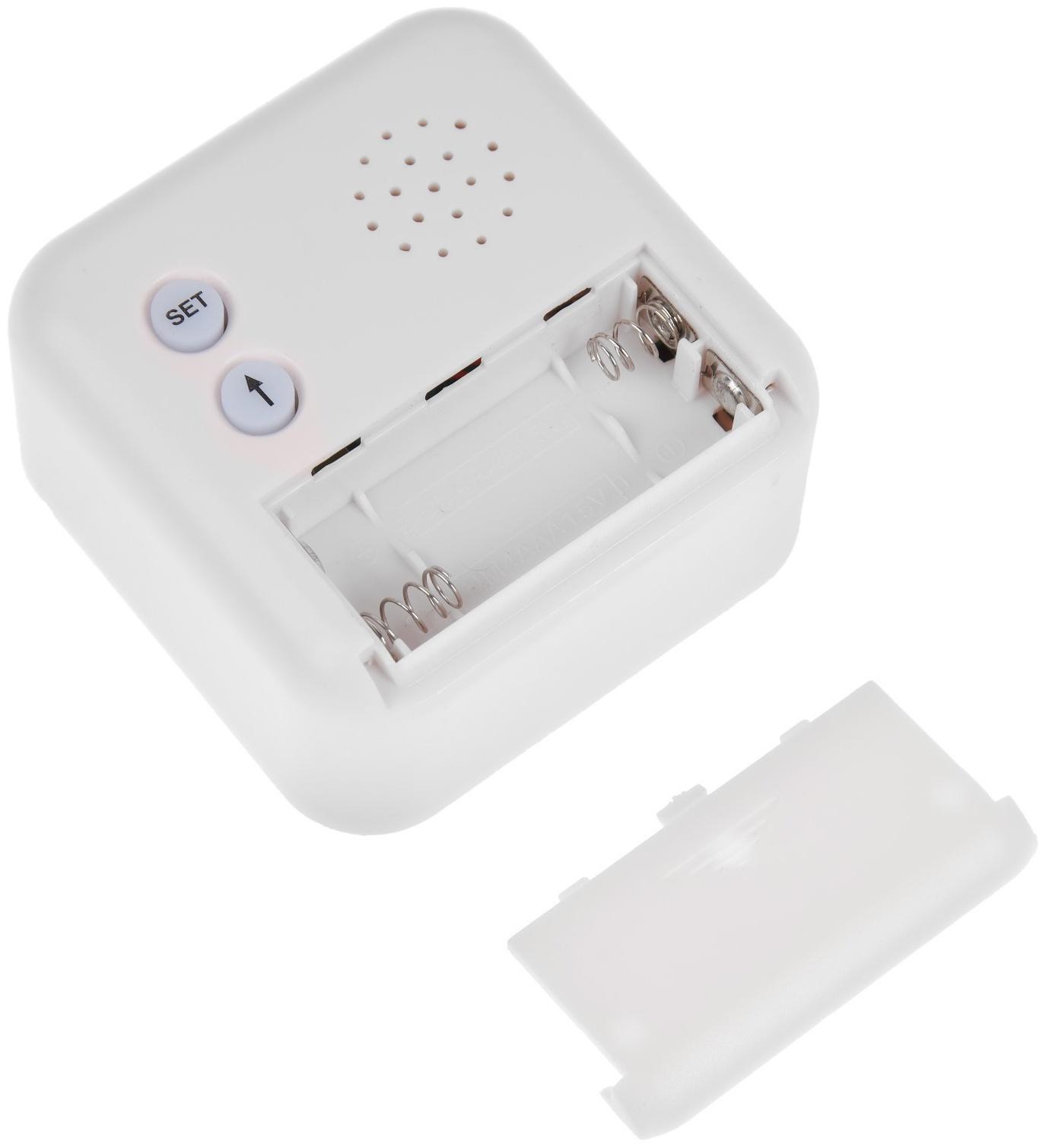 Будильник LB-24, таймер, температура, дата, будильник, подсветка, белый