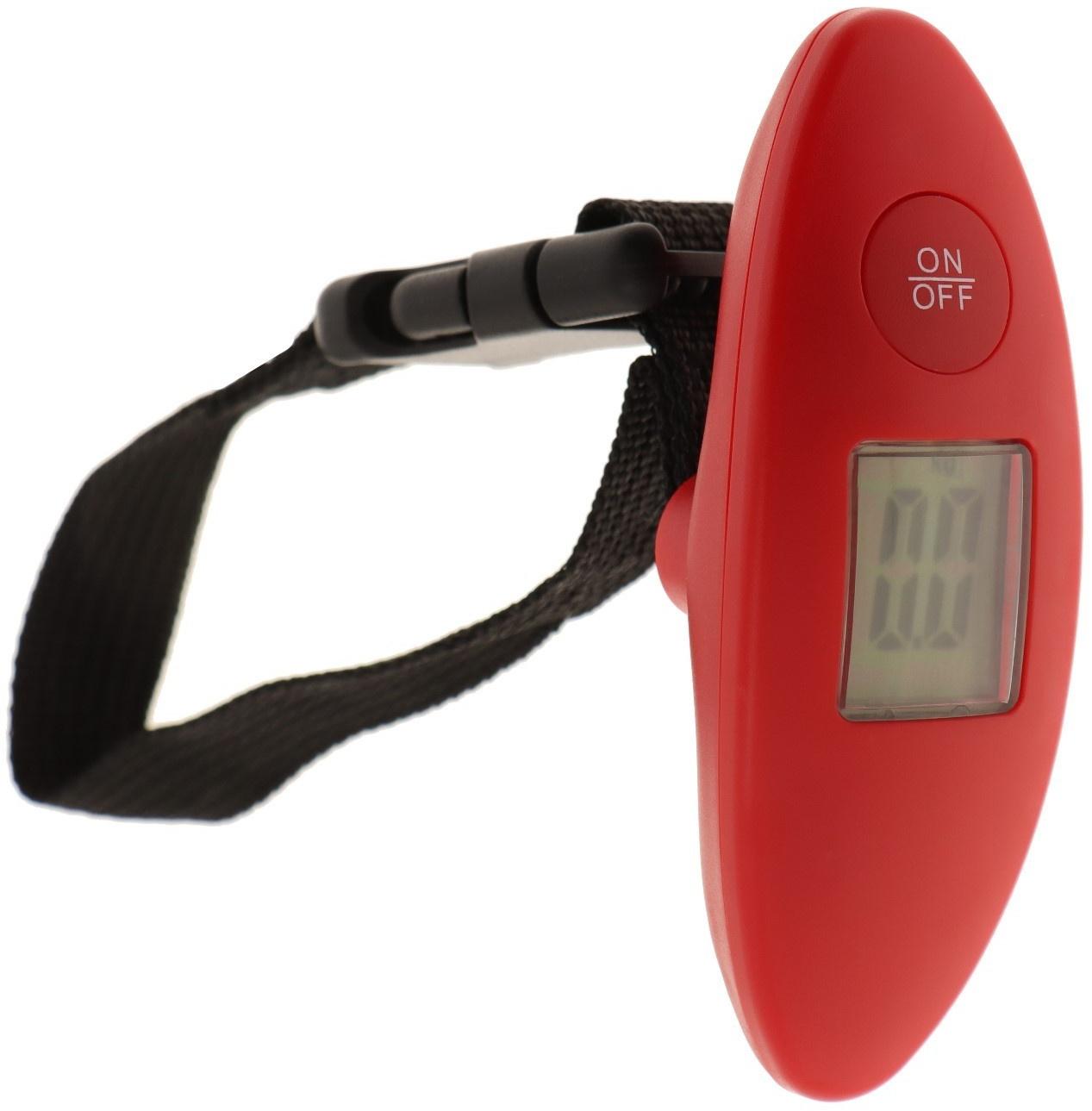 Весы багажные Luazon LV-404, до 40 кг, красные