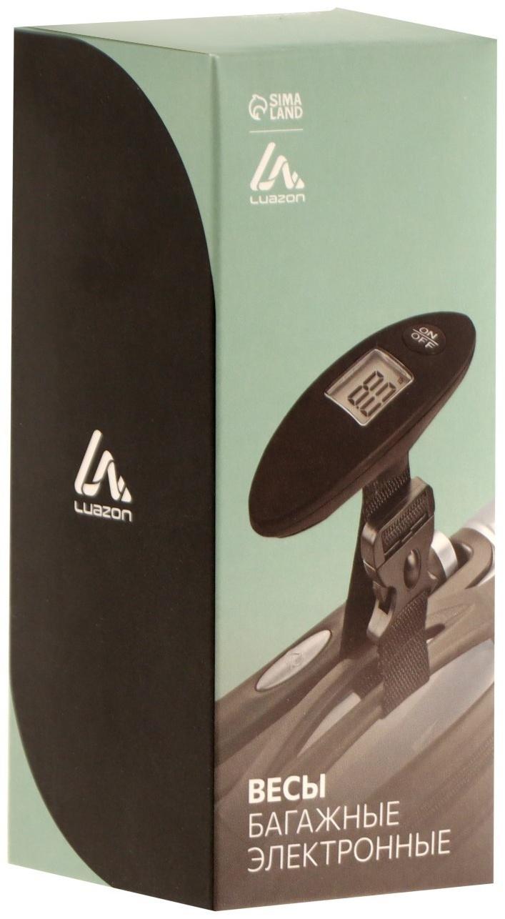 Весы багажные Luazon LV-404, до 40 кг, красные