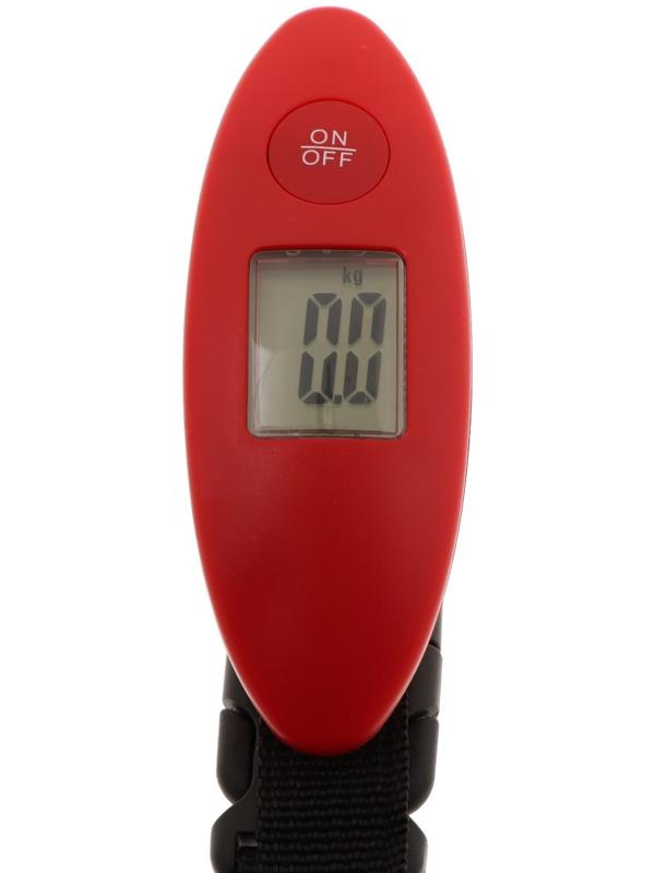 Весы багажные Luazon LV-404, до 40 кг, красные
