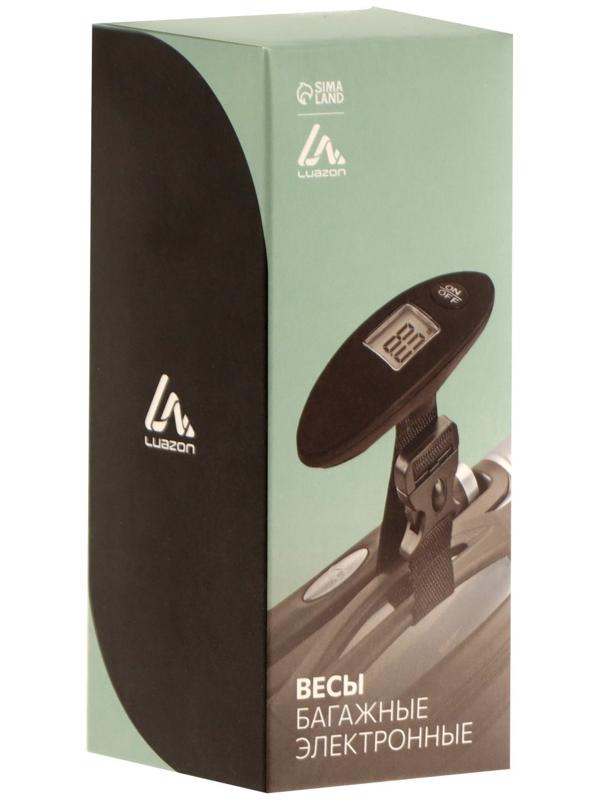 Весы багажные Luazon LV-404, до 40 кг, красные