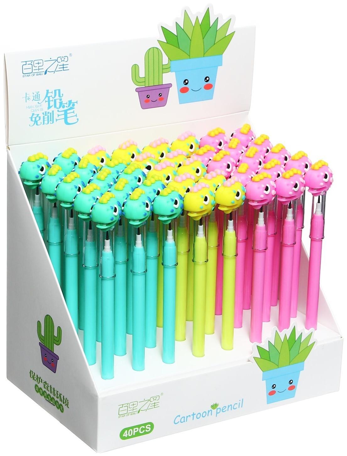 Карандаш секционный чернографитный, Дракон МИКС