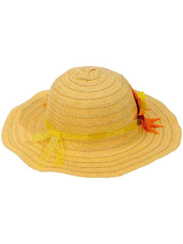 Карнавальная шляпа «Осенний букет», жёлтая, р. 52–54 см
