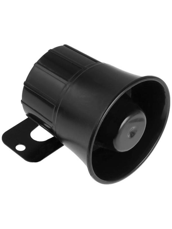 Звуковой сигнал, 1 тон, 12 В, 6 Вт, 105 дБ, провод 27 см