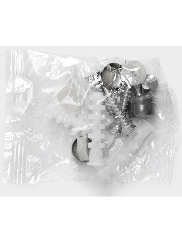 Полка откидная с держателем полотенец, 5 двигающихся крючков, цвет серебристый