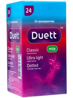 Презервативы DUETT Mix 24 шт