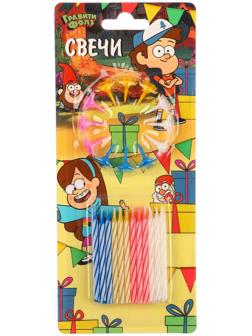 Набор свечей для торта, Гравити Фолз,24шт.