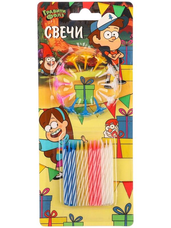 Набор свечей для торта, Гравити Фолз,24шт.