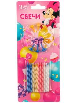 Набор свечей для торта, Минни Маус,24шт.