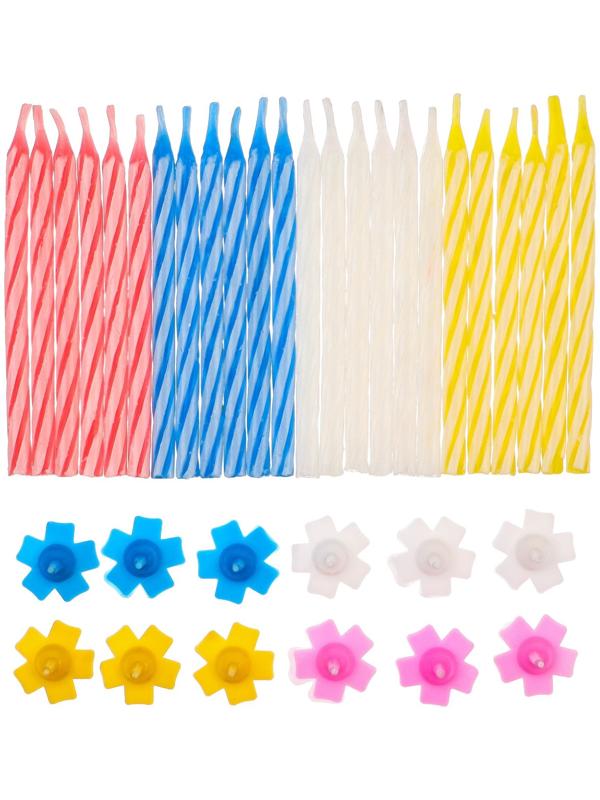 Набор свечей для торта, Человек-Паук,24 шт.