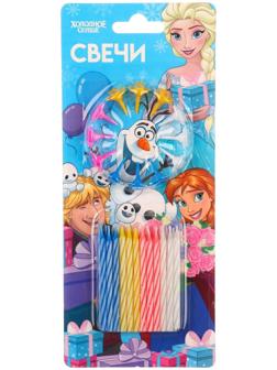 Набор свечей для торта, Холодное сердце,24 шт.