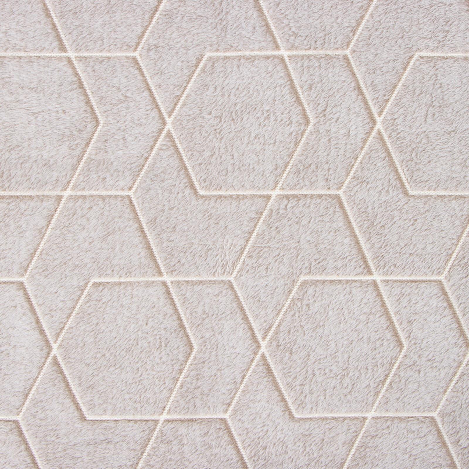 Плед светящийся Casa Conforte Stella Geometry, 150х200 см, цвет беж, фланель 190 гр/м, полиэстер