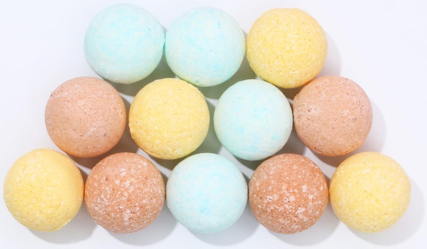 Набор бомбочек для ванны «С Новым годом!», 12 х 20 г, аромат лимонный пирог