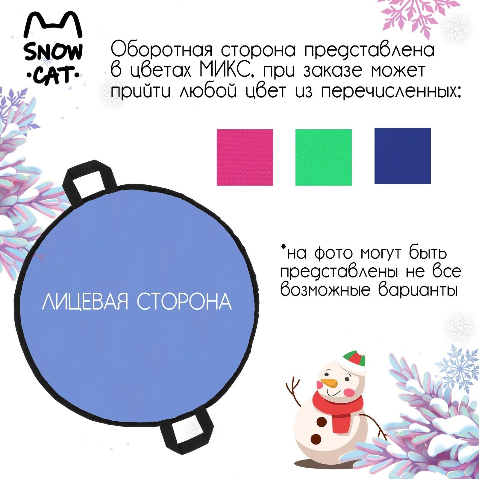 Ледянка, d=60 см, толщина 4 см, цвет МИКС