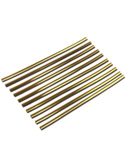 Накладки на дефлектор 19 см, золотой, набор 10 шт