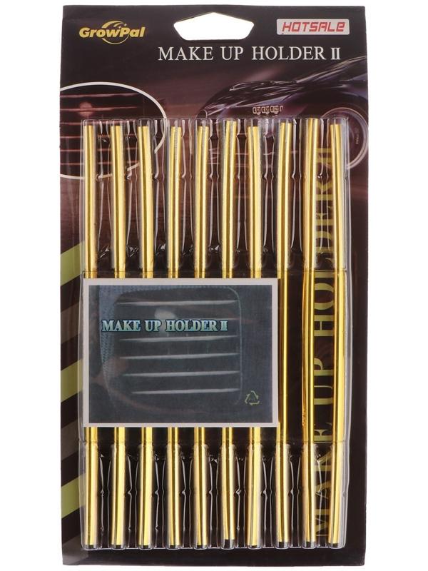 Накладки на дефлектор 19 см, золотой, набор 10 шт