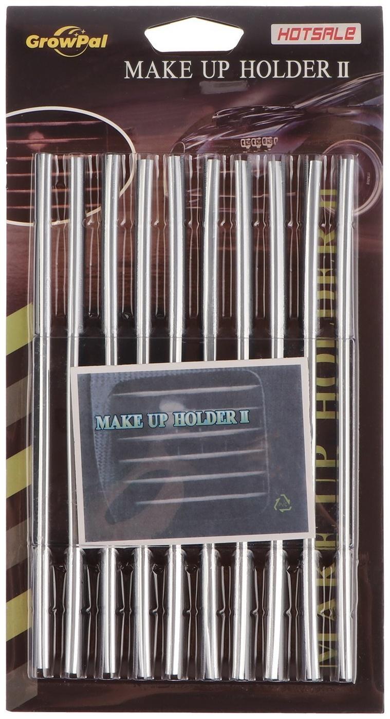 Накладки на дефлектор 19 см, хром, набор 10 шт