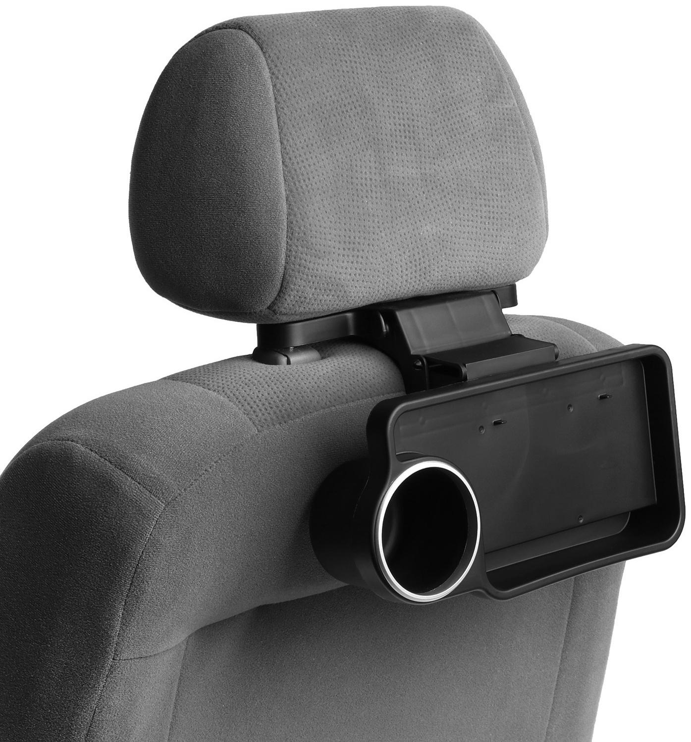 Столик с подстаканником на подголовник.