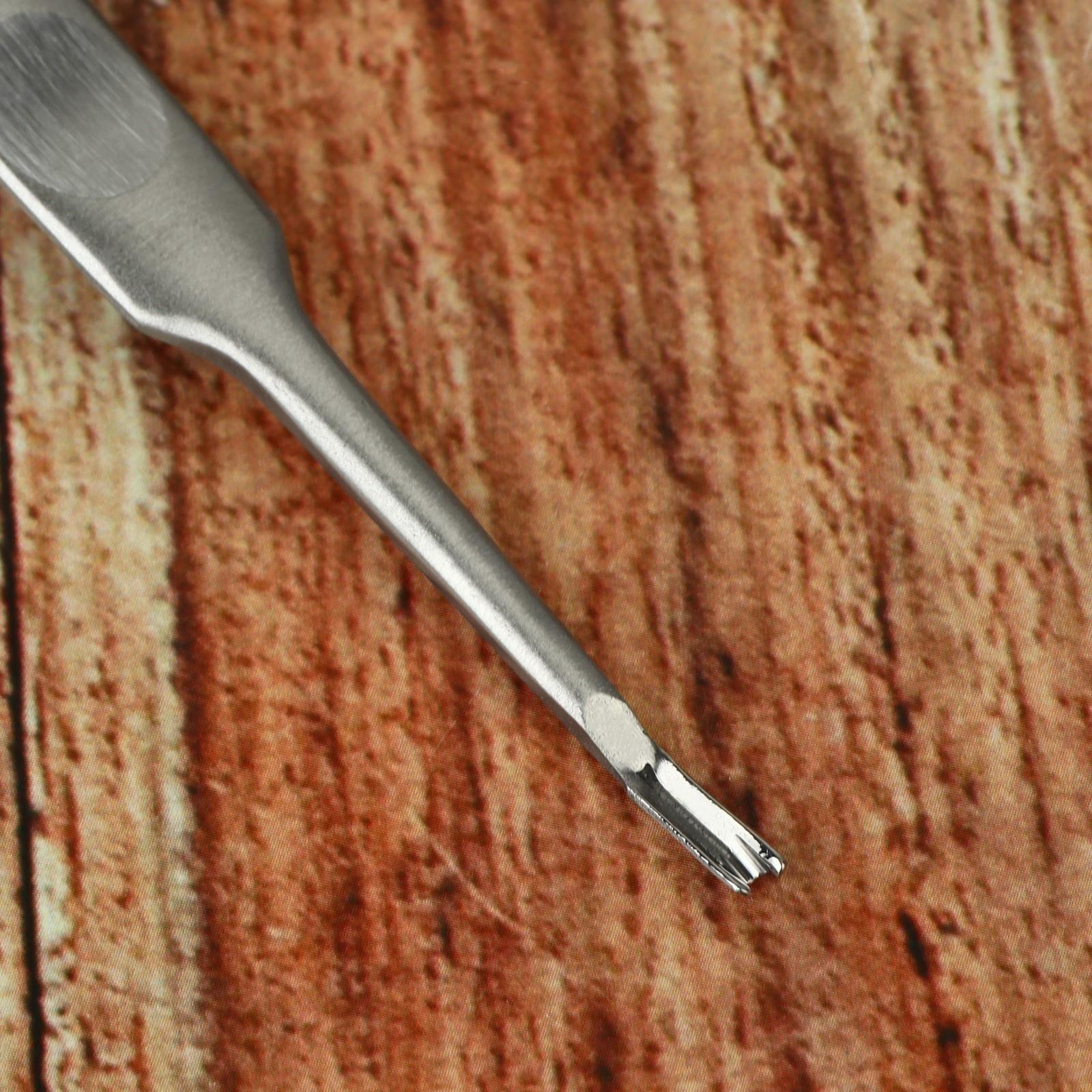 Инструмент для кожи, для снятия фасок и канавок, V-образный, 11,5 см