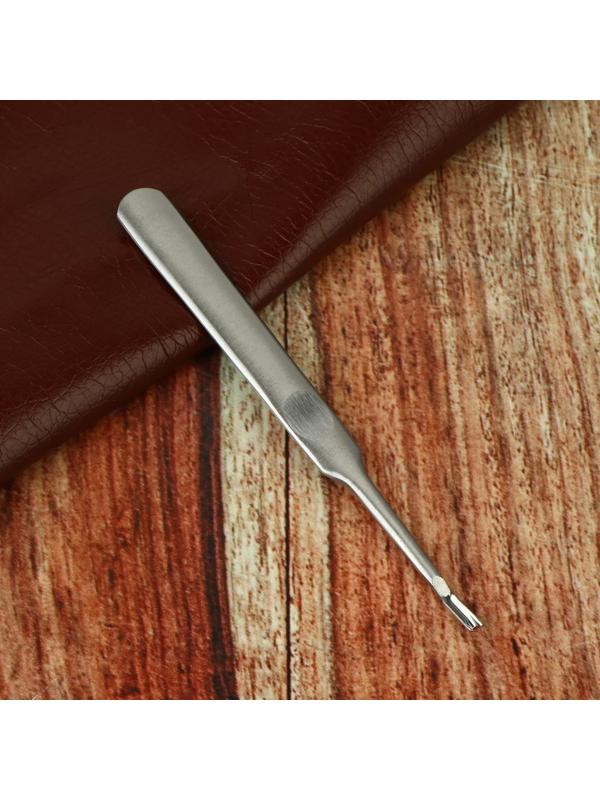 Инструмент для кожи, для снятия фасок и канавок, V-образный, 11,5 см