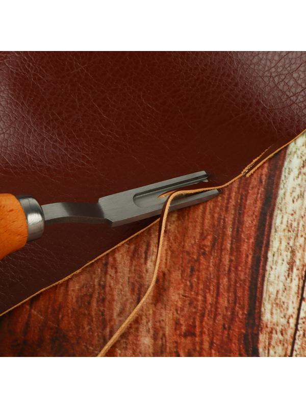 Бевеллер французского типа, для кожи, 15,4 см, отверстие 5,8 мм