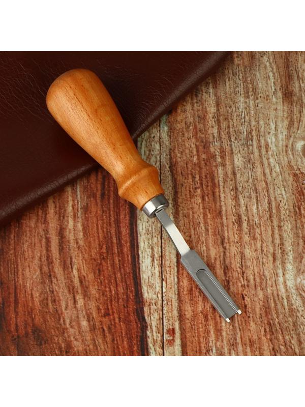 Бевеллер французского типа, для кожи, 15,4 см, отверстие 5,8 мм