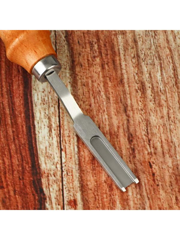 Бевеллер французского типа, для кожи, 15,4 см, отверстие 5,8 мм