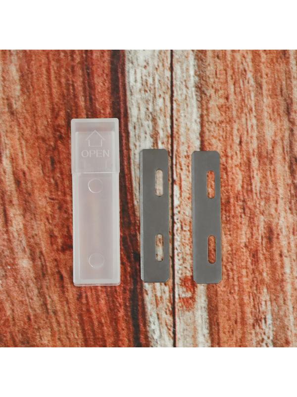 Рубанок для обработки краёв кожи, с тремя сменными лезвиями, 17,2 см, цвет чёрный