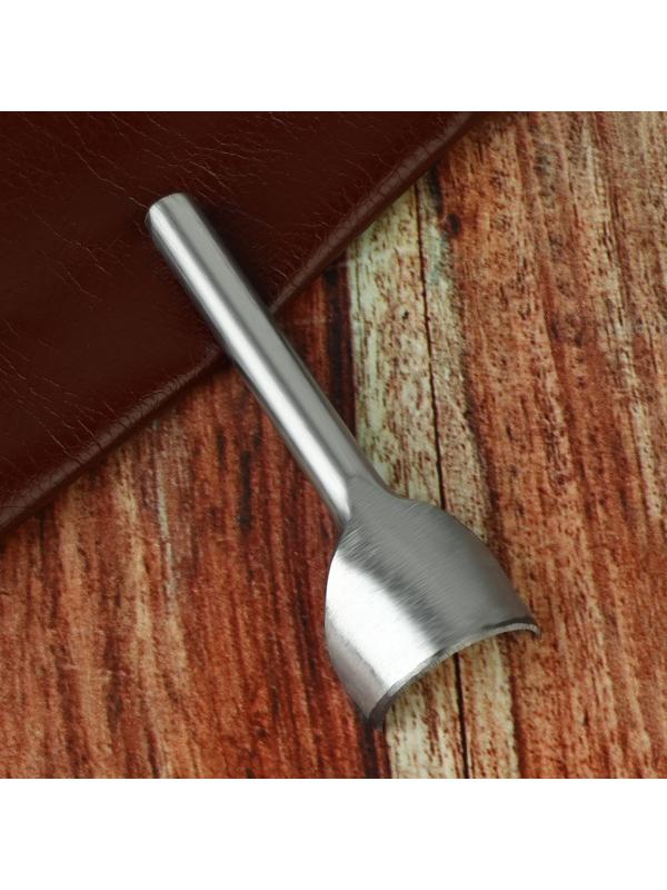 Набор фигурных пробойников для кожи, полукруг, 5 шт