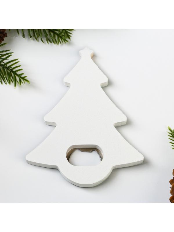 Открывашка для пива «Ёлка», 10.3,х13.2 см