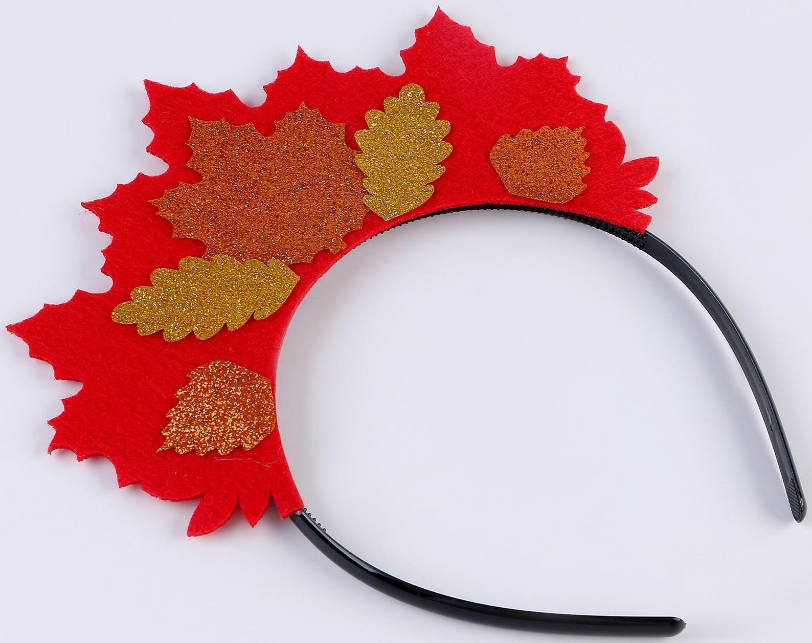 Карнавальный набор «Осенняя принцесса»: юбка и ободок