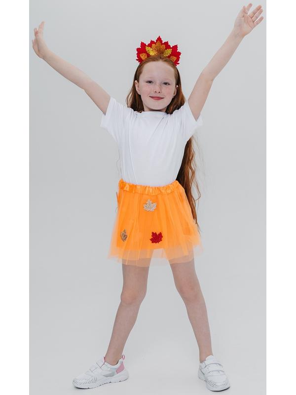 Карнавальный набор «Осенняя принцесса»: юбка и ободок