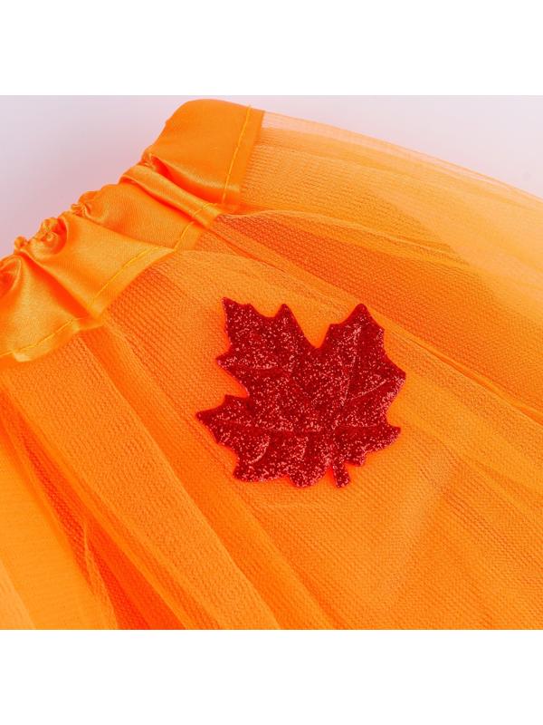 Карнавальный набор «Осенняя принцесса»: юбка и ободок