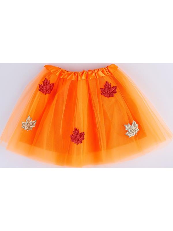 Карнавальный набор «Осенняя принцесса»: юбка и ободок