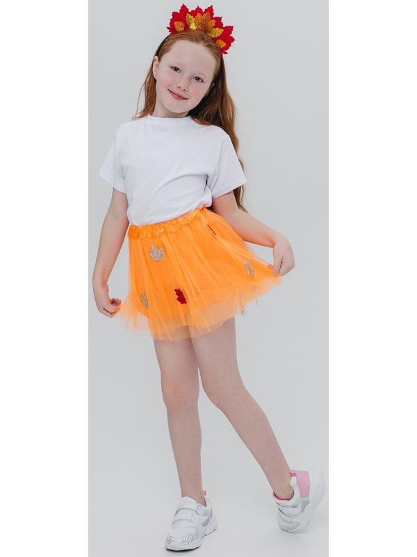 Карнавальный набор «Осенняя принцесса»: юбка и ободок